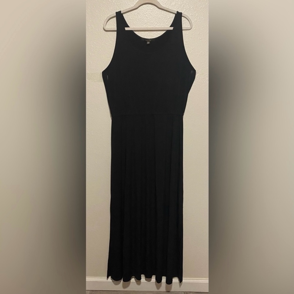 Fever Black Sleeveless Maxi Dress | Classic Minimalist Long Dress | Size L - Picture 2 of 5